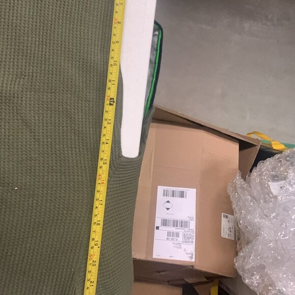 VANS WOMEN’S Size VN0A4SCAKCZ LORRAINE LONG SLEEVE THERMAL TOP LOGO Green Cotton - Picture 11 of 13